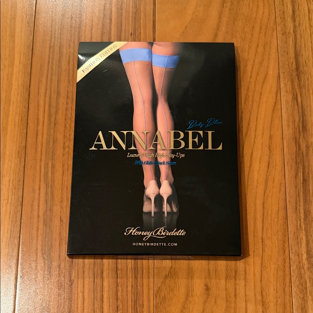 Honey Birdette Annabel Stockings - Royal Blue